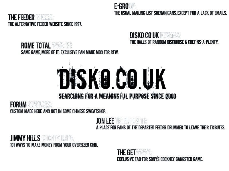 Disko.co.uk. For those of excellent standing and the occasional cretin.